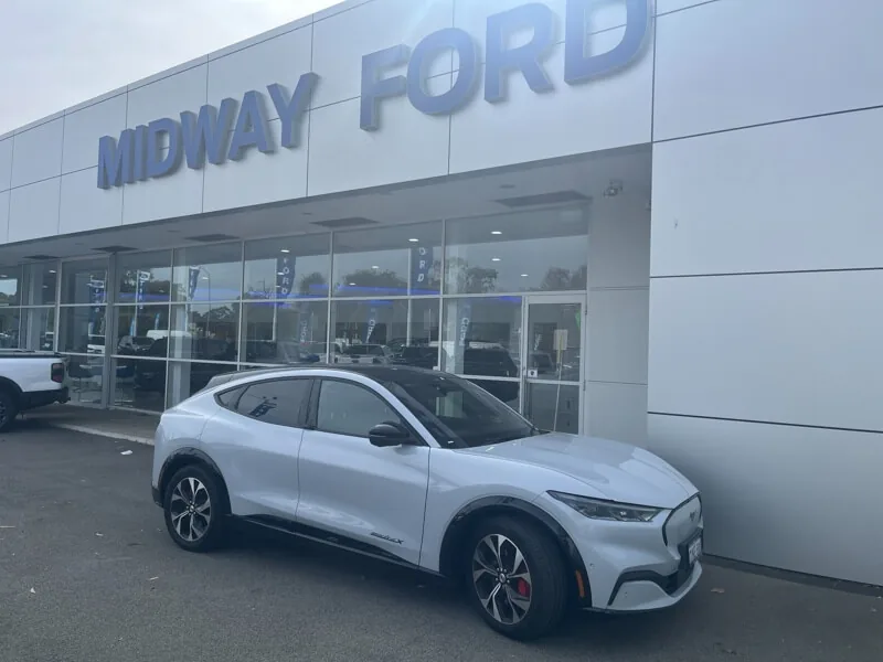 Commercial EV charging at a dealership site in Perth
